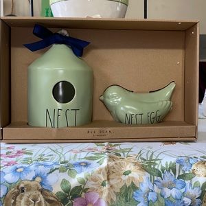 Rae Dunn Green 2021 NEST BH & Bird Bank NEST EGG🐣